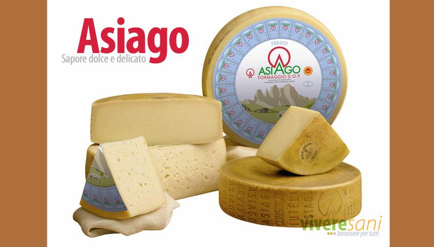 Asiago, formaggio dal sapore dolce ed equilibrato Asiago, formaggio dal sapore dolce ed equilibrato